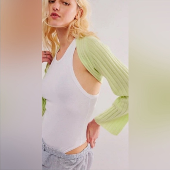 NWOT free people Noelle cashmere shrug - Picture 1 of 6